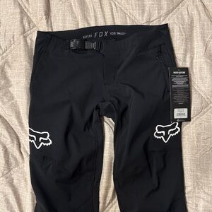 Fox Black motorcycle riding Pants youth size 26